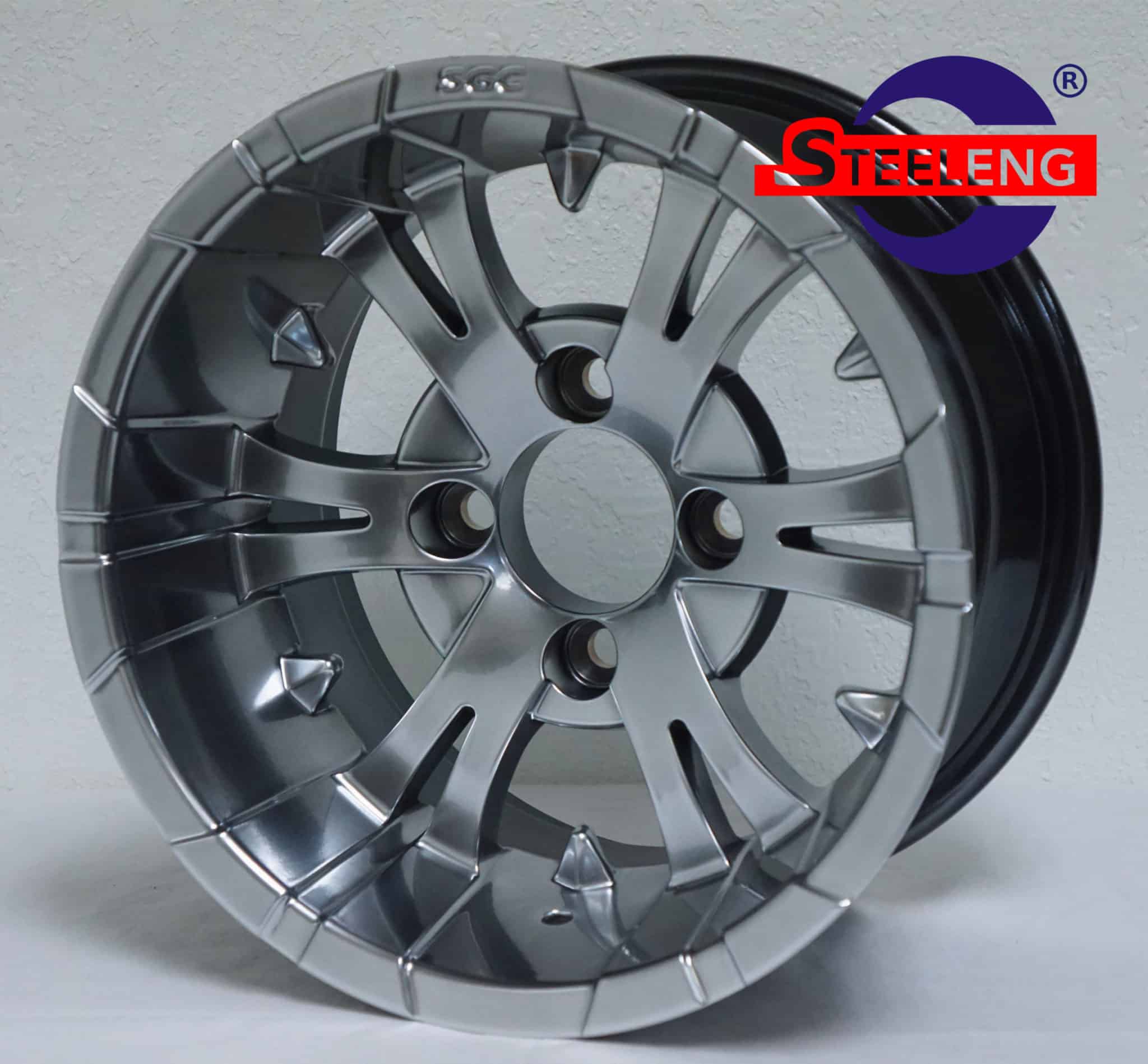 WH1246 SGC 12" Vampire Wheel Aluminum Alloy Steeleng
