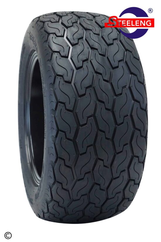 BNDL-TR0805 – STEELENG 18"x8.5"-8" GECKO Street Tire (White Letter Version) (SET of 4) - Image 2