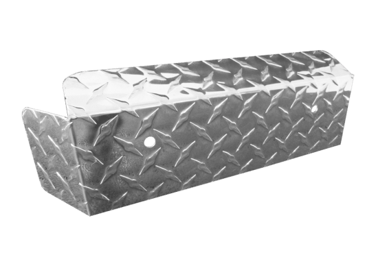 FBDS02 – SGC Polished Aluminum Front Bumper Cover Diamond Plate for Club Car DS (1982-up)