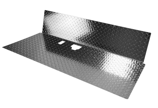 FCDS03 – SGC Polished Aluminum Diamond Plate Floor Mat for Club Car DS (1982-2013)