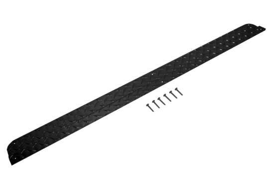 KPDS02 – SGC Kick Plate Black Powder Coated Aluminum Diamond Plate for Club Car DS (1982-up)