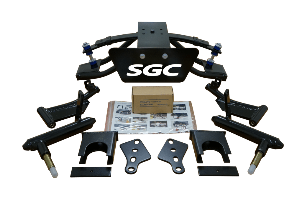 LKPR01 SGC Lift Kit 6” Heavy Duty Double AArm for Club Car