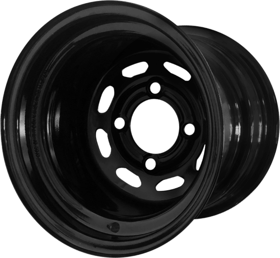 SW1001 – SGC 10" Steel Wheel - Black - Slotted