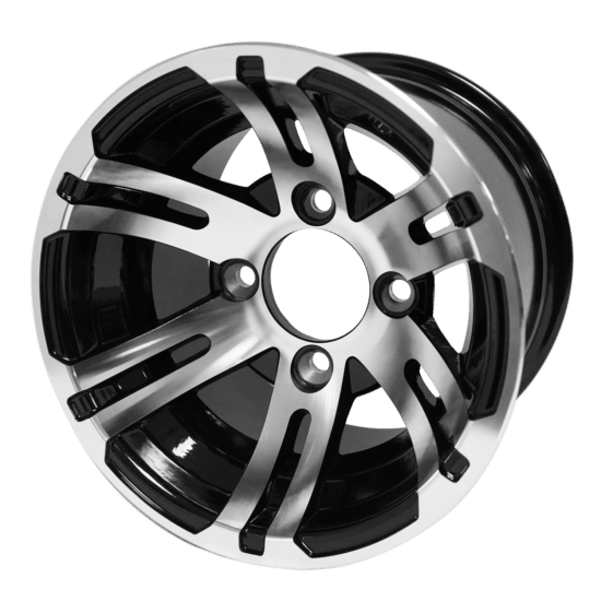 BNDL-TR1007-WH1004-CC0001-LN – SGC 10" Bulldog Machined/Black Wheel - Aluminum Alloy / STEELENG 20"x10"-10" All Terrain Tire DOT approved - Image 5