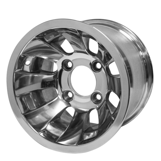WH1011 - SGC 10" Silver Bullet Wheel - Polished Aluminum Alloy