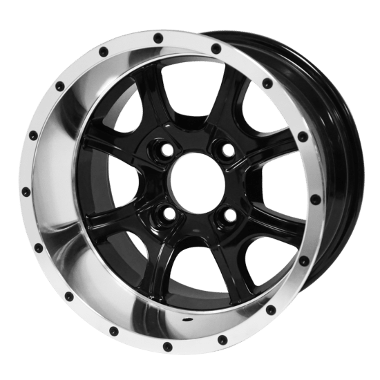WH1205 – SGC 12" Ghost Machined/Black Wheel - Aluminum Alloy