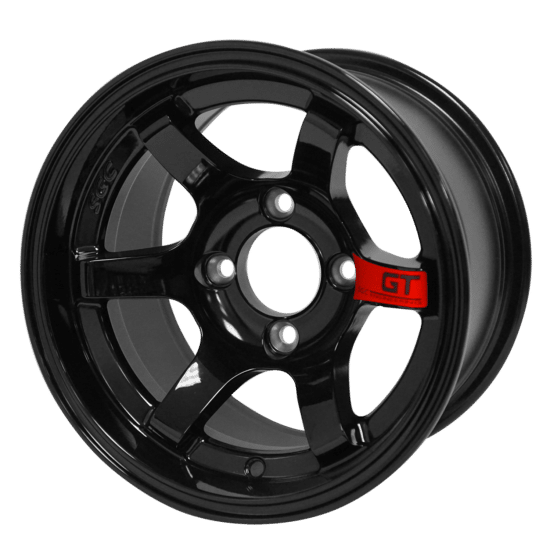 BNDL-TR1215-WH1210-CC0002-LN – SGC 12" GT Glossy Black Wheel - Aluminum Alloy / STEELENG 23”x10.5”-12” HELLFIRE Street Tire DOT approved - Image 6