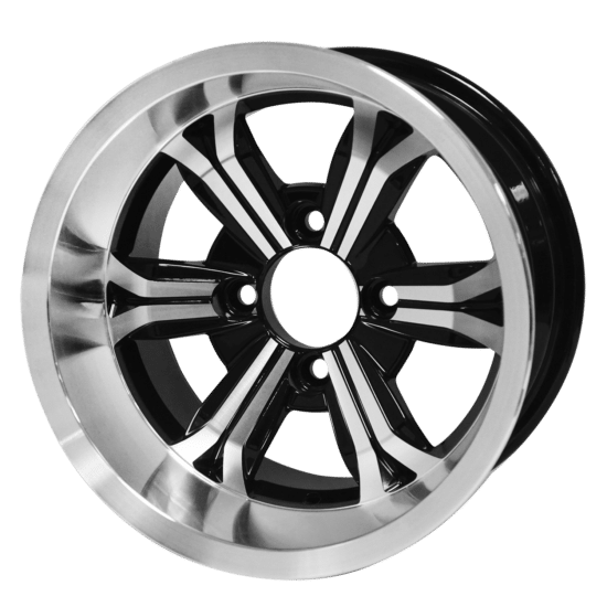 WH1240 – SGC 12" Transformer Machined/Black Wheel - Aluminum Alloy