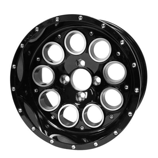 WH1404 – SGC 14" Pioneer Glossy Black Wheel - Aluminum Alloy
