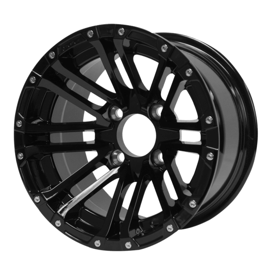 WH1425 – SGC 14" Lancer Glossy Black Wheel - Aluminum Alloy