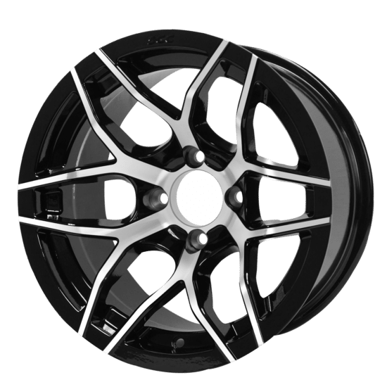 WH1426 – SGC 14" Rally Machined/Black Wheel - Aluminum Alloy
