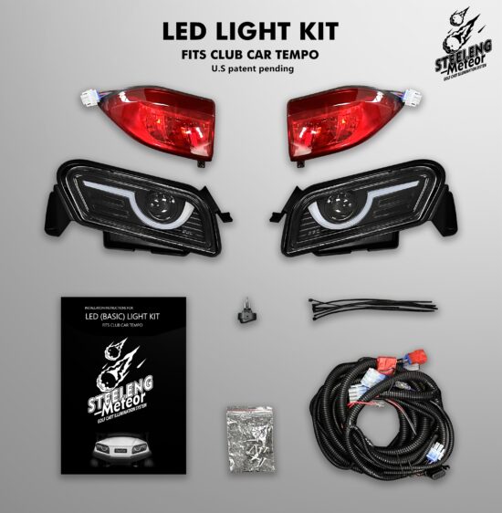 LITP01 – STEELENG Meteor LED BASIC Light Kit for Club Car Tempo (12 Volt)