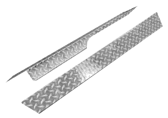 RPTP01 – SGC Rocker Panels Polished Aluminum Diamond Plate for Club Car Tempo (2004-up) (Set of 2)