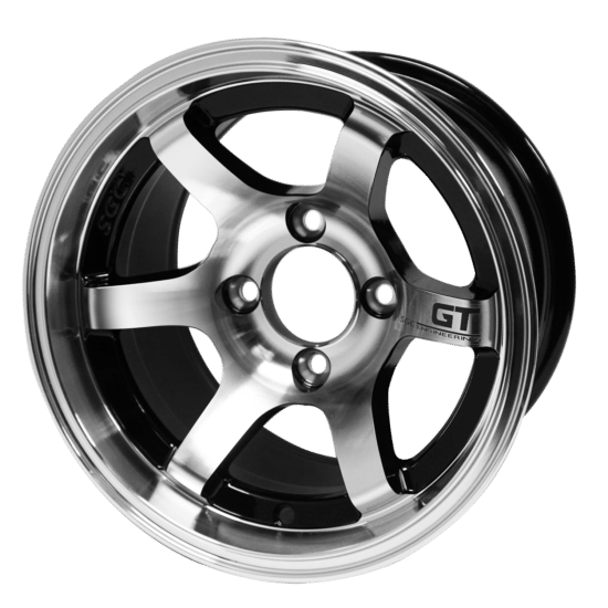 BNDL-TR1215-WH1209-CC0001-LN – SGC 12" GT Machined/Black Wheel - Aluminum Alloy / STEELENG 23”x10.5”-12” HELLFIRE Street Tire DOT approved - Image 5