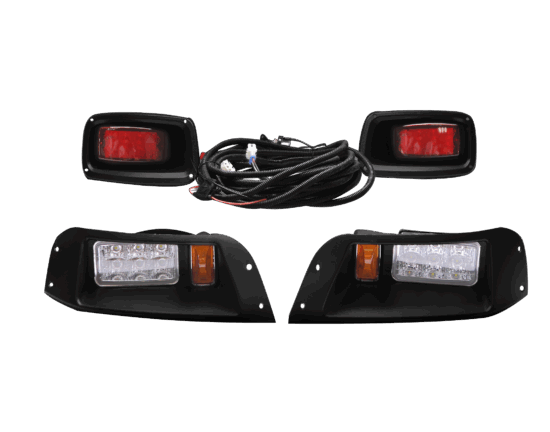 BNDL-LITX01-LIDX02 – SGC LED Light Kit for EZGO TXT (1996-2013) 12 volt / SGC Deluxe Light Kit for all Carts Except CCPR (Brake, Horn, Turn signal and Harness)