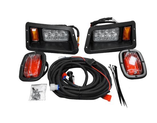 BNDL-LIYM02-LIDX02 – SGC LED Light Kit for Yamaha G29 (Drive) (2007-up) -12 volt / SGC Deluxe Light Kit for all Carts Except CCPR (Brake, Horn, Turn signal and Harness) (Copy)