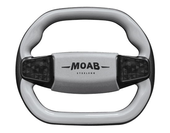 BNDL-WA0010-WAPR01 - MOAB Steering Wheel - Sport Version - Gray / SGC Steering Wheel Adaptor for Club Car Precedent